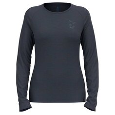 Футболка с длинным рукавом Odlo Ascent Merino 200, синий