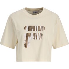 Кардиган Fila Bothel Cropped Graphic Tee, бежевый