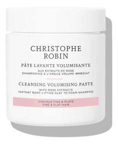 Очищающий шампунь в виде пасты, приподнимающей волосы у корней, 75 мл Christophe Robin, Cleansing Volumizing Paste With Rose Extracts