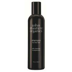 Розмарин и мята, Легкий шампунь для тонких волос 236мл John Masters Organics