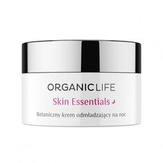 Растительный омолаживающий ночной крем, 50 г Organic Life, Skin Essentials