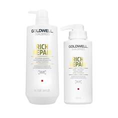 Набор косметики для волос, 2 шт. Goldwell, Dualsenses Rich Repair