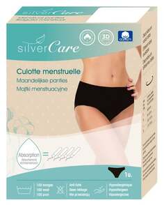 Трусики для менструации, размер S (86–94 см), 100 % сертифицированный органический хлопок, 1 шт. Silver Care, inna
