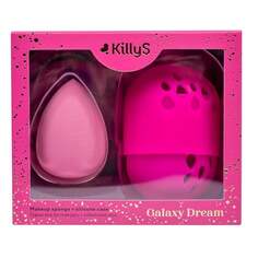 Спонж для макияжа в силиконовом футляре Killys, Galaxy Dream