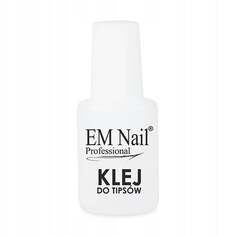 Клей для кончиков ногтей с кисточкой, 10г EM Nail