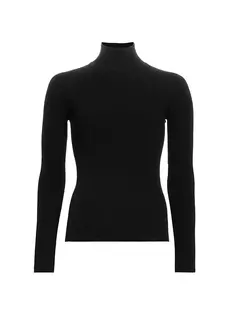 Шерстяной приталенный свитер Canard Max Mara, черный