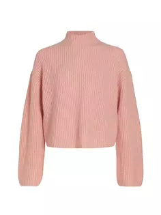 Кашемировый свитер Faro с воротником-воронкой Loulou Studio, цвет pink melange