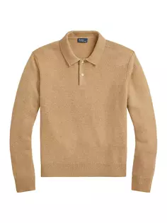Кашемировый пуловер-свитер Polo Ralph Lauren, цвет collection camel melange