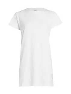 Платье-футболка Margo из хлопка Leset, белый