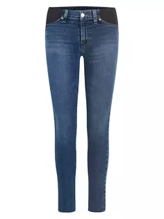 Укороченные джинсы Nico Super Skinny для беременных Hudson Jeans, цвет lotus