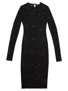Платье миди из эластичного кружева Le Stretch Multifit Fleur Du Mal, черный