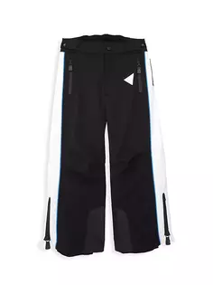 Технические лыжные брюки для маленьких мальчиков и мальчиков Moncler, черный