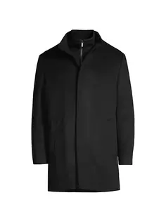Пальто Mont Royal из шерсти и кашемира в стиле «автомобиль» Cardinal Of Canada, черный