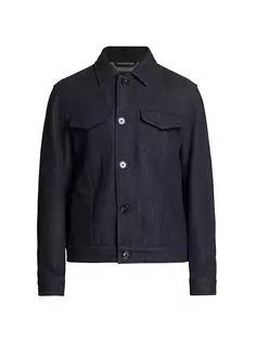 Джинсово-кашемировая куртка Neive Loro Piana, цвет shadow blue