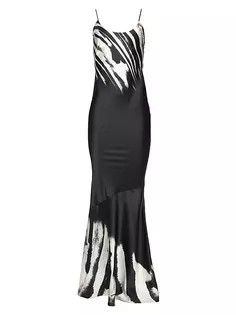 Платье на бретельках Retrofête, цвет zebra ink ombre