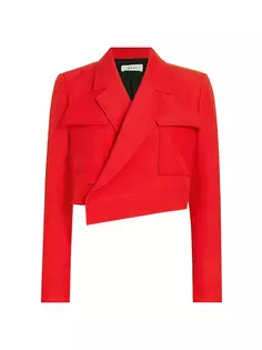 Укороченная куртка Reeve с запахом A.L.C., цвет ruby