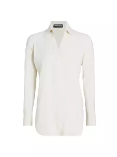 Блузка Atena с длинными рукавами Chiara Boni La Petite Robe, белый