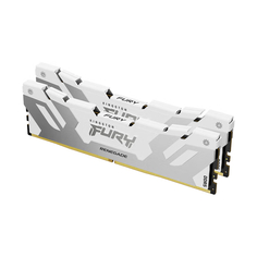 Оперативная память Kingston Fury Renegade, 32 Гб DDR5 (2x16 Гб), 8000 МГц, KF580C38RWK2-32, белый