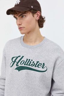 Компания Холлистер толстовка с капюшоном Hollister Co., серый