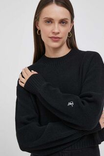 Шерстяной свитер Calvin Klein Jeans, черный