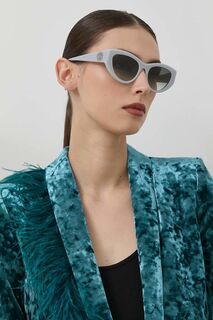 Солнцезащитные очки AM0377S Alexander McQueen, серый
