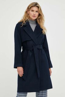 Шерстяное пальто Livia 2NDDAY, темно-синий
