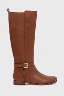 Кожаные ботинки Blayke Lauren Ralph Lauren, коричневый
