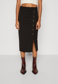 Юбка WAL G BUTTON SKIRT, черный