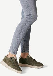 Кроссовки Tamaris КОМФОРТ, цвет khaki suede