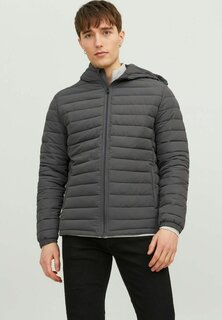 Куртка Jack &amp; Jones RECYCLE RAW PUFFER HOOD NOOS, цвет asphalt