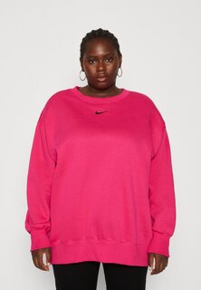 Толстовка Nike CREW, огненная ягода/черный