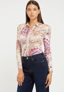 Рубашка Guess ALL OVER PRINT, цвет mehrfarbe rose