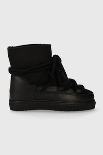 Детские кожаные зимние ботинки Inuikii, черный