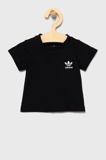 Adidas Originals - Детская хлопковая футболка, черный