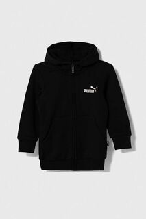 Детская толстовка Puma ESS Small Logo Full-Zip Hoodie TR G, черный