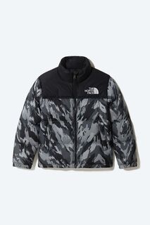 Детский пуховик The North Face Молодёжный 1996 Ретро Нупце, черный