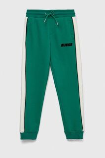 Детские спортивные штаны Guess, зеленый