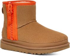 Сапоги Classic Mini Zipper Tape Logo UGG, цвет Chestnut