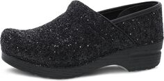 Сабо Professional Dansko, цвет Black Glitter