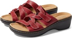 Босоножки Merliah Karli Clarks, цвет Red Leather