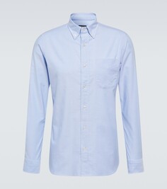 Оксфордская рубашка Tom Ford, синий