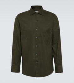 Рубашка andré из хлопка Loro Piana, зеленый