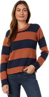 Пуловер в полоску Sellwood Pendleton, цвет Spice Brown/Navy