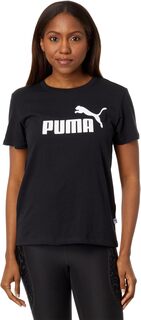 Футболка с короткими рукавами и логотипом Essentials PUMA, цвет Cotton Black