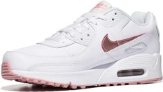 Кроссовки Air Max 90 LTR Nike, цвет White/Pink Glaze