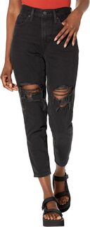 Джинсы High-Waisted Mom Jeans Levi&apos;s, цвет Black Destructed Levis