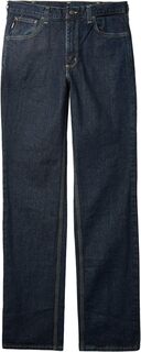 Джинсы Flame-Resistant Rugged Flex Jeans Straight Fit Carhartt, цвет Deep Indigo Wash