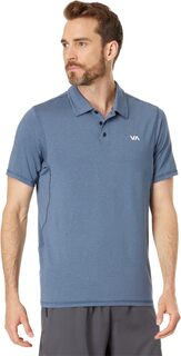 Рубашка-поло Sport Vent Polo RVCA, цвет Army Blue