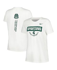 Женская белая футболка для болельщиков Michigan State Spartans 2023 Nike, белый