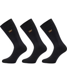 Модные мужские носки в подарочной упаковке, 3 шт. CR7, черный